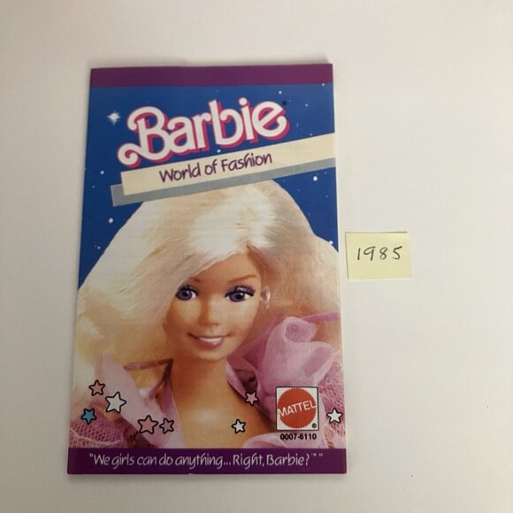 1980s Barbie World of Fashion Brochures Plus Wedding & Fun Fashion Pictures - Picture 4 of 12